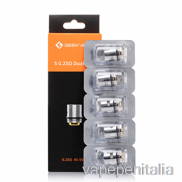 Vape Pen Geek Vape S Bobine Sostitutive Bobine A Doppia Mesh Da 0,25ohm